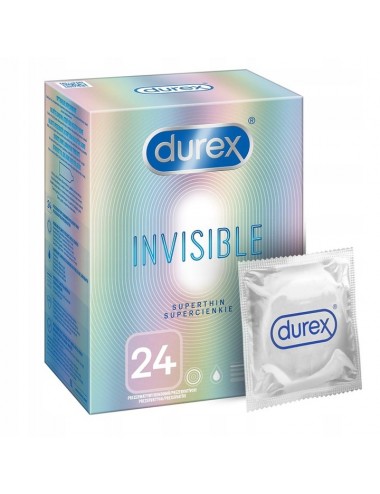 Durex prezerwatywy Invisible dla większej bliskości 24 szt cie