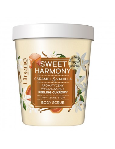 Sweet Harmony aromatyczny wygładzający peeling cukrowy Caramel